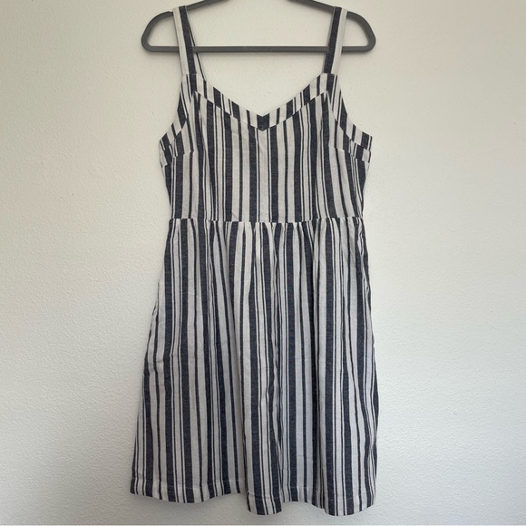 NWT Roxy "Up Above Tank Dress" Summer Striped Mini Dress XL - Picture 5 of 12